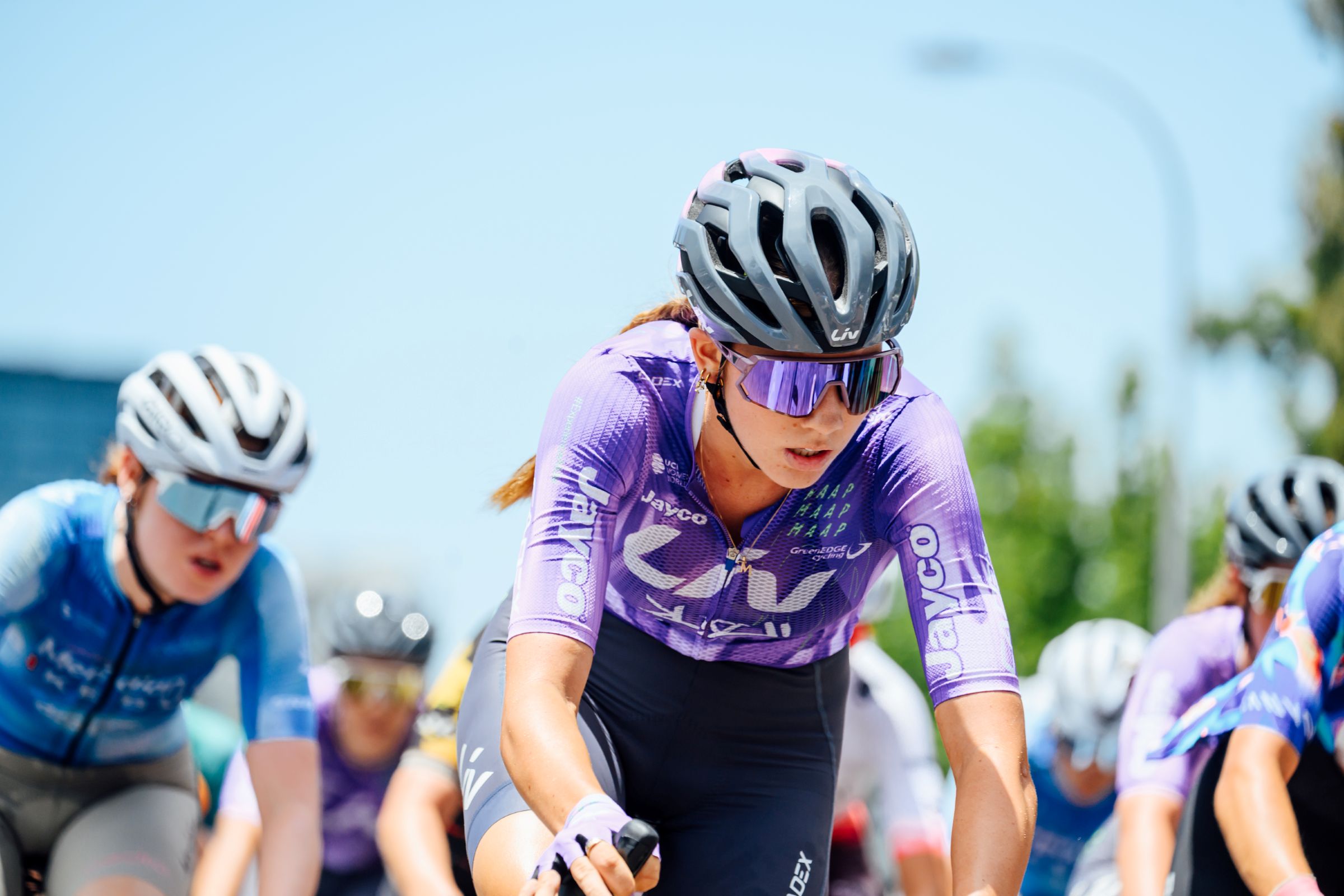 Mackenzie Coupland in action during the Westbridge Funds Road National Championships elite women road race